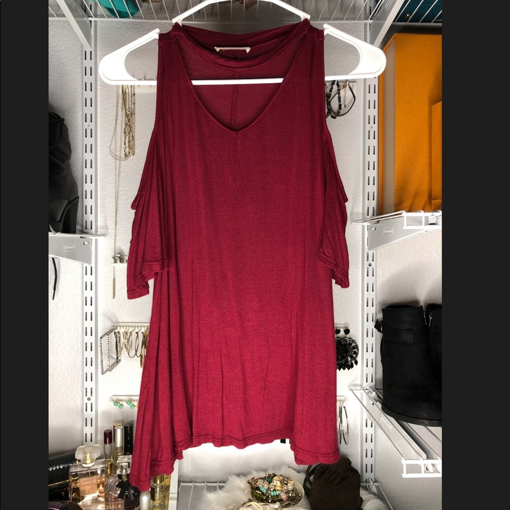 Cold shoulder shirt
